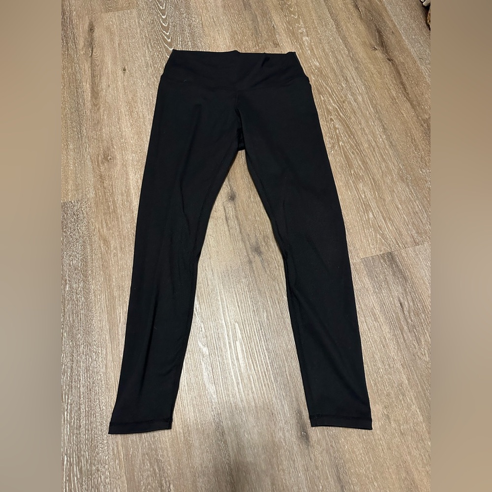 Colorfulkoala Women's High Waisted Fleece Lined Leggings Thermal 25” black